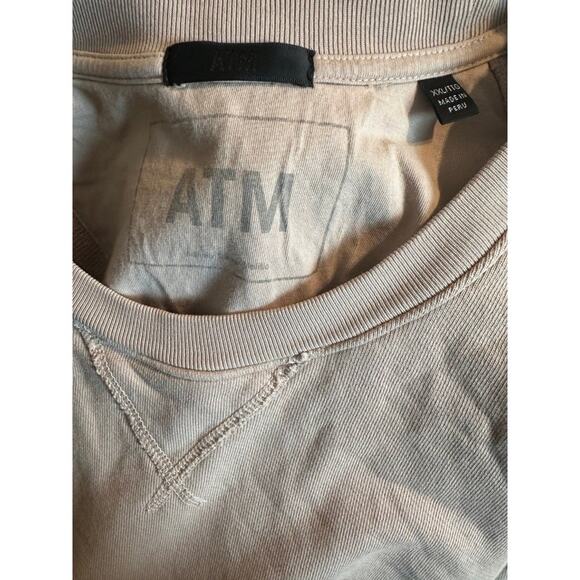 ATM Anthony Thomas Melillo Cotton French Terry Mens Crewneck Sweatshirt Size XXL - Picture 5 of 6